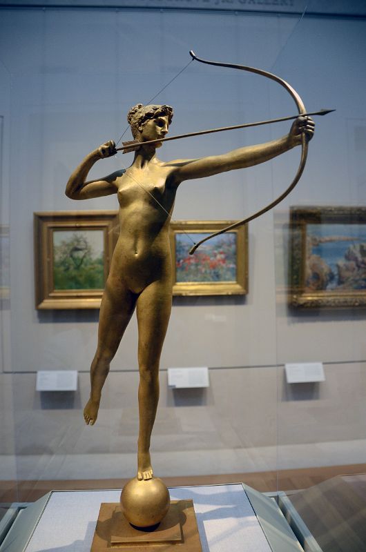 769 Diana Bronze Sculpture - Augustus Saint-Gaudens 1895-94 - American Wing New York Metropolitan Museum of Art